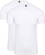 Ottawa T-shirt med Stretch Hvid (2-pak)