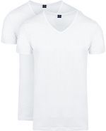Vita T-Shirt V-Ausschnitt Weiß 2-Pack
