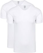 Vancouver Organic V-Neck T-shirt White 2-Pack