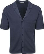 KnowledgeCotton Apparel Knitted Top Bleu Foncé