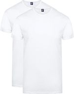 Derby Extra Lange T-shirts Wit (2Pack)