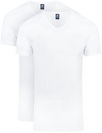 Vibambo T-Shirt V-Neck White 2-Pack