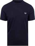 Fred Perry Ringer T-Shirt Dunkelblau