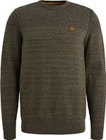 PME Legend Mouliné Structure Sweater Dusky Green