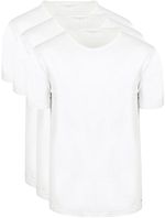 T-shirt Rund Hals 3-pack Vit