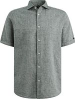 Vanguard Short Sleeve Skjorte Linnedblanding Lyseblå