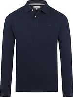 McGregor Langærmet Poloshirt i Navy