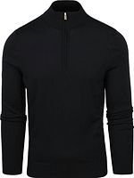 Merino Half Zip Genser Svart