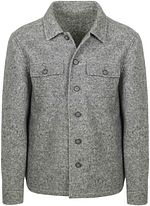Suitable Overshirt Boiled Wool Blend Grijs