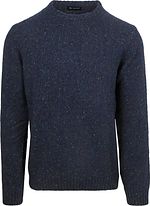 Tröja Tweed Ullmix Navy