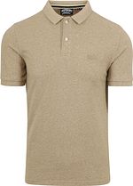 Classic Polo Shirt Melange Beige