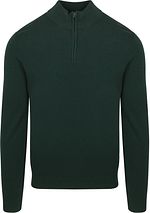 Steppin' Out Half Zip Pullover Merino Wool Caccia Green