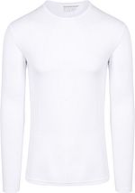 T-Shirt Simple Manches Longues Stretch Blanc