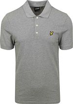 Lyle und Scott Polo Plain Grau