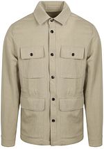 Suitable Hemdjacke Tencel Beige