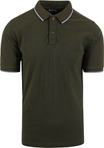 Suitable Respect Polo Tip Ferry Vert Olive