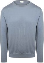 Profuomo Pullover Merinowol Blauw