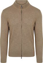 Suitable Cardigan Slub Yarn Beige