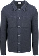 Suitable Strickjacke Boiled Wool Blau