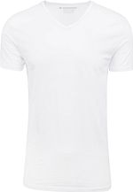 Stretch Basic Hvit V-hals