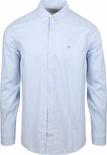 Chemise Homme Scotch And Soda Slim Fit Rayures Bleu Sur écru - Taille L, Neuf Avec étiquettes