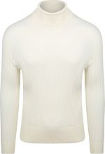 Suitable Turtleneck Pullover Rib Merino Off White