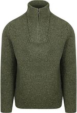 McGregor Pull Half Zip Mix Laine D'Agneau Olive