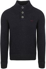 NZA Pull Mocker Adan Conor Melange Icon Navy