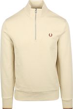 Fred Perry Half Zip Pullover Ecru