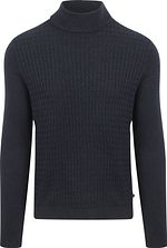 Turtleneck Cable Navy