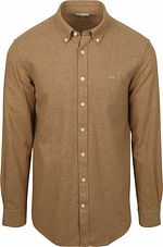 McGregor Skjorte Flannel Melange Camel
