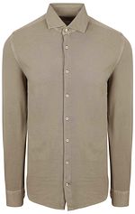 Suitable Piquet Skjorte i Taupe