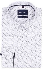 Suitable Chemise Leaf Print blanc