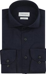 Profuomo Overhemd Peached Twill Flanel Navy