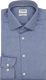 OLYMP Chemise Dobby Level 5 Royal