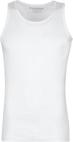 Stretch Basic Singlet White