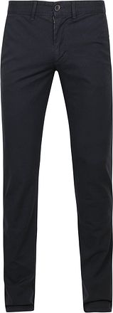 Suitable Chino Sartre Oxford Donkerblauw