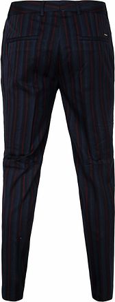 Scotch and Soda Mott Chino Randig Marinblå
