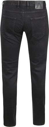 Alberto Slim DS Dual Flex Denim Svart