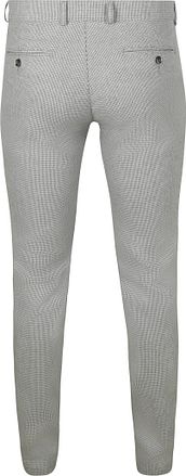 Suitable Chino Pico Pleat Flanelltrykk Grå