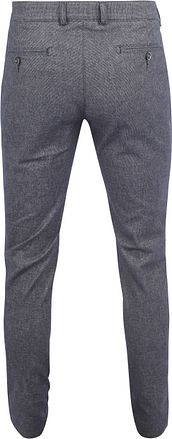 Suitable Pico Pleat chino mørkeblå
