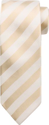 Suitable Tie Silk Stripe Beige