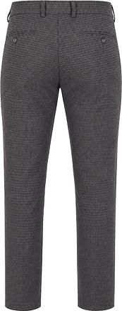 Suitable Chino Pico Pleat Pepita Navy Bruin