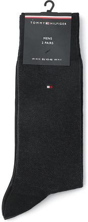 Tommy Hilfiger Chaussettes Lot de 2 paires Birdseye Noir