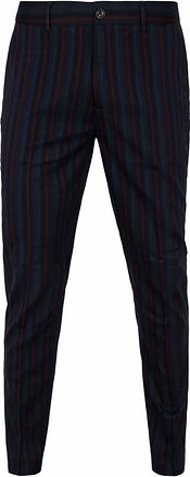 Scotch and Soda Mott Chino Randig Marinblå