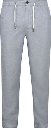 Scotch and Soda Chino Warren Cotton Linen Bleu