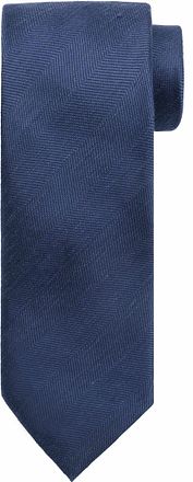 Suitable Linen Silk Tie Navy