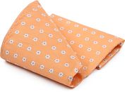Suitable Silk Necktie Apricot Print Flower
