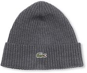 Lacoste Knitted Beanie Wool Anthracite