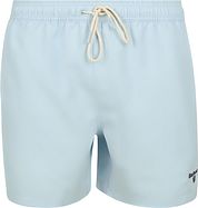 Barbour Swimshort Logo Light Blue